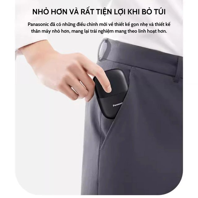M&aacute;y Cạo R&acirc;u Mini Panasonic ES-CM20 Ch&iacute;nh H&atilde;ng - Lưỡi Th&eacute;p Nhập Khẩu Nhật Bản, Nhỏ Gọn Thoải M&aacute;i Khi Du Lịch 3