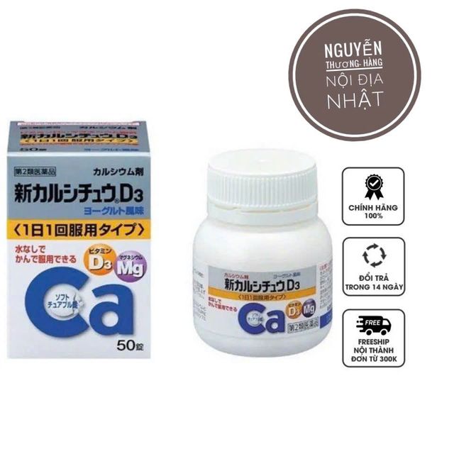 Vi&ecirc;n uống Canxi gi&uacute;p bổ sung D3+Mg Takeda Nhật Bản