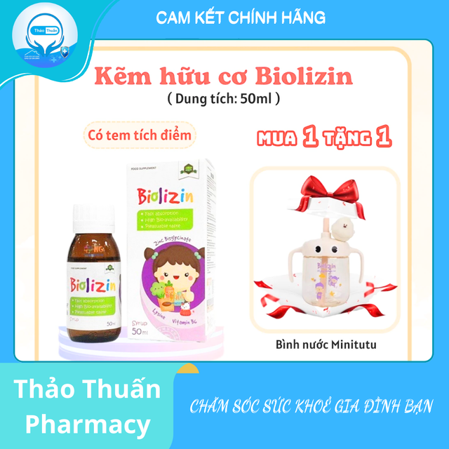 Kẽm Biolizin Amin 50ml cho b&eacute;