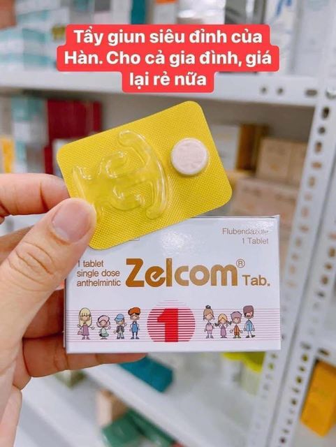 Vi&ecirc;n tẩy giun Zelcom Tab