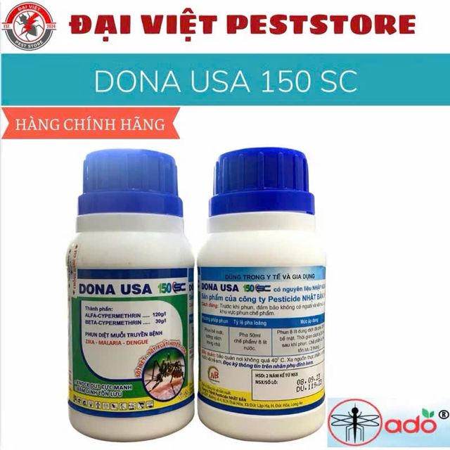 Chế phẩm diệt muỗi DONA USA