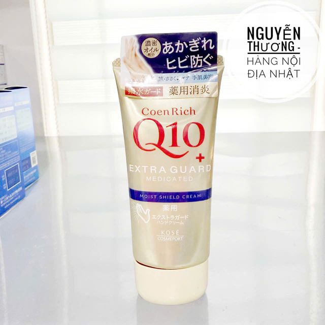 Kem tay Q10 Whitening Medicated si&ecirc;u ẩm 80g