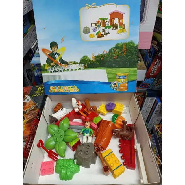 Đồ chơi lắp r&aacute;p m&ocirc; h&igrave;nh n&ocirc;ng trại Enfa