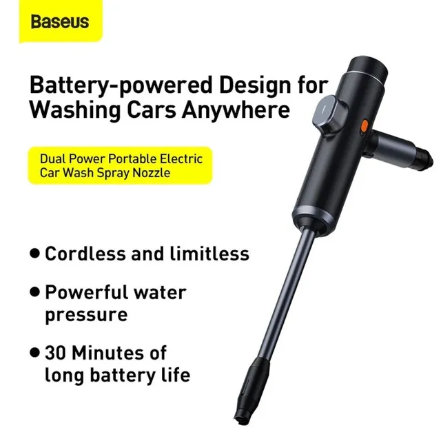 M&aacute;y phun tăng &aacute;p rửa xe &ocirc; t&ocirc; Baseus