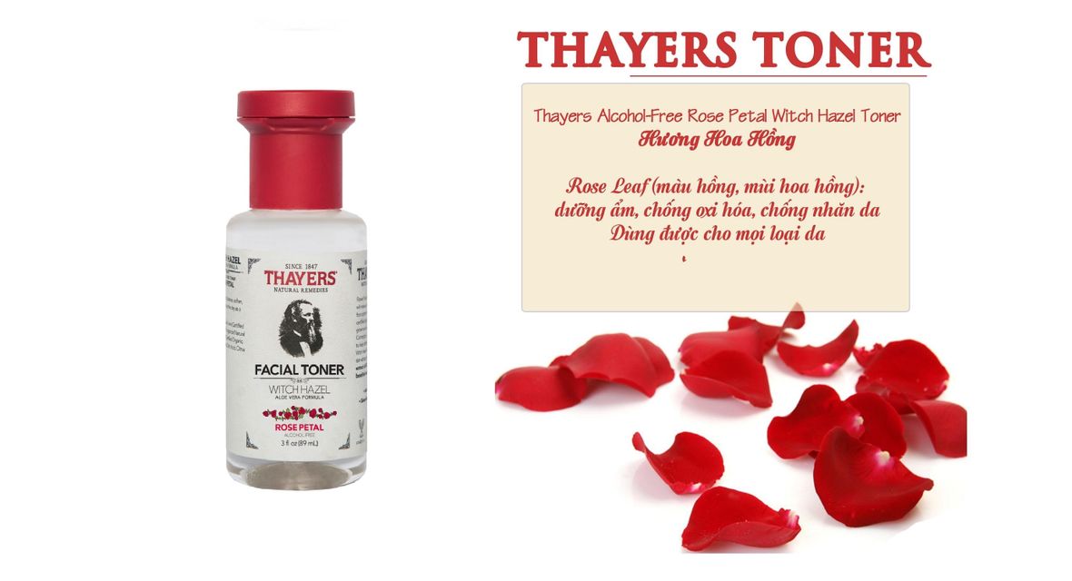 Nước Hoa Hồng Thayers