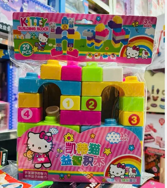 Bộ xếp h&igrave;nh Hello Kitty 29 chi tiết