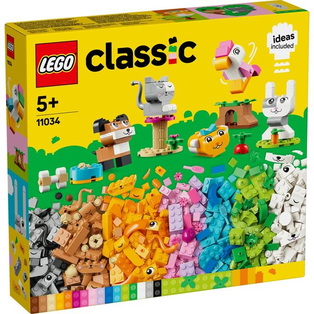 Đồ Chơi Xếp H&igrave;nh Ch&iacute;nh H&atilde;ng Lego Classic Creative Pets 11034