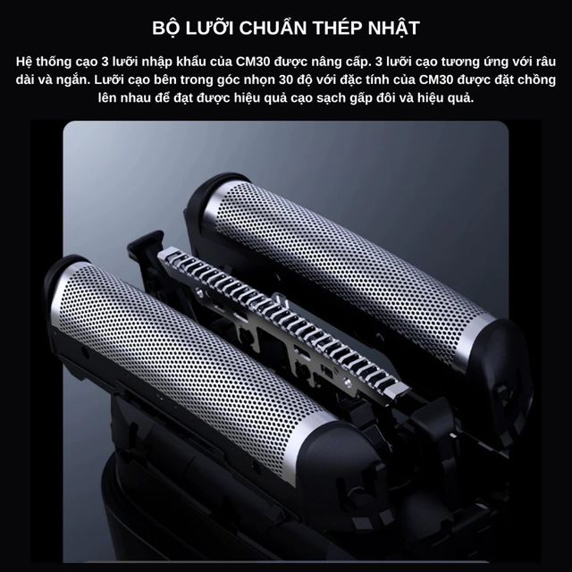 M&aacute;y Cạo R&acirc;u Mini Panasonic ES-PCM3A Ch&iacute;nh H&atilde;ng - Lưỡi Th&eacute;p Nhật Bản 3 Lưỡi, M&aacute;y Cạo Du Lịch Nhỏ Gọn, Sạc Pin Type C 10