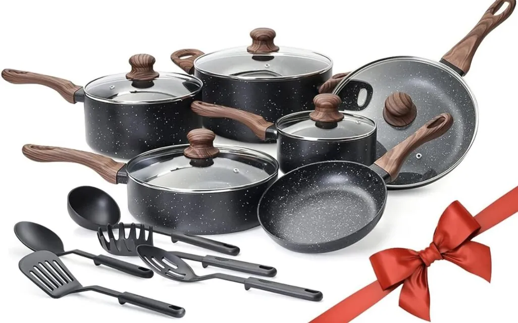 Bộ nồi, chảo 16 m&oacute;n Allgetc