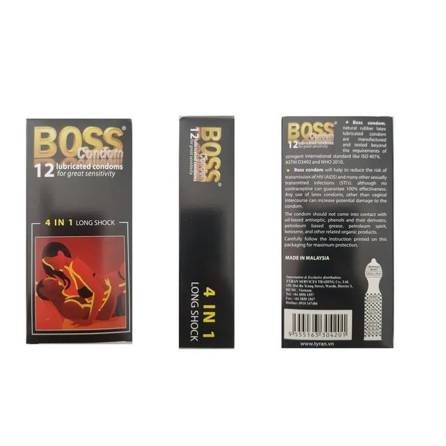 Bao Cao Su Boss 4 in 1