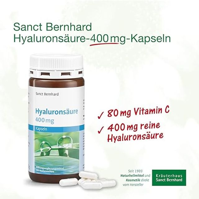 Vi&ecirc;n uống cấp nước đẹp da Hyarulonsaure Sanct Bernhard 120 vi&ecirc;n