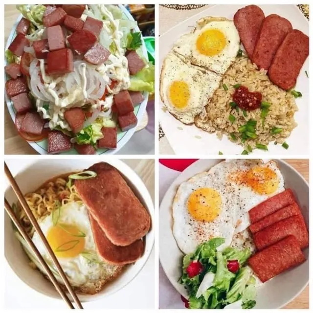 Thịt Hộp Spam Less Salt 340G
