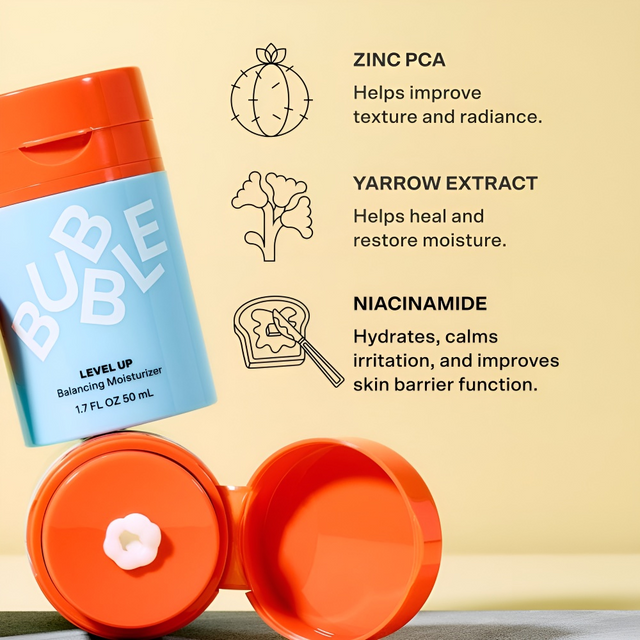 Dưỡng Ẩm C&acirc;n Bằng Dạng Gel BUBBLE Level Up Balancing Gel Moisturizer