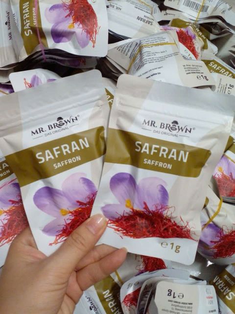 sử dụng nhụy hoa nghệ t&acirc;y Saffron