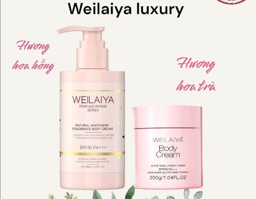 Kem Body Weilaiya Dưỡng Da N&acirc;ng Tone White Tone-Up Body Cream