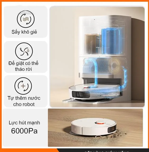 Robot H&uacute;t Bụi Xiaomi Mijia X20 Plus