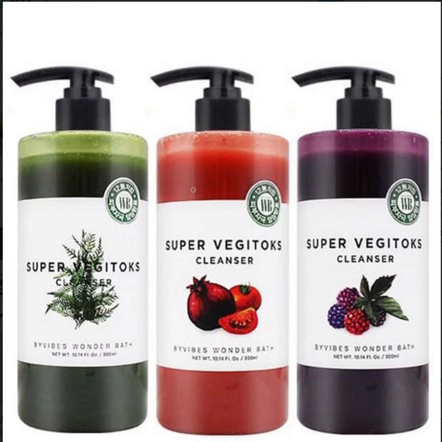 Sữa Rửa Mặt Rau Củ HQ Super Vegitoks Cleanser