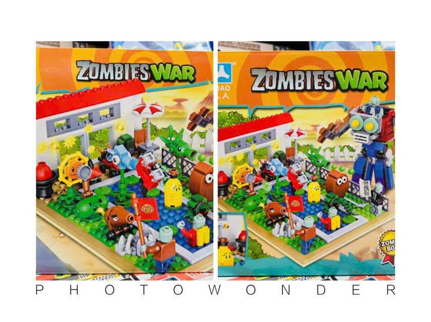 Bộ đồ chơi Zombies war Chaobao 7241