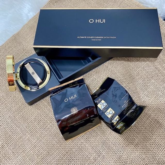 Bộ Phấn Nước Ohui Ultimate Cover Cushion với gương