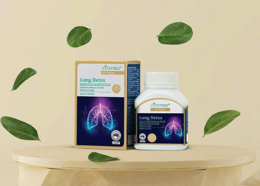 Vi&ecirc;n uống bổ phổi Vitatree Lung Detox