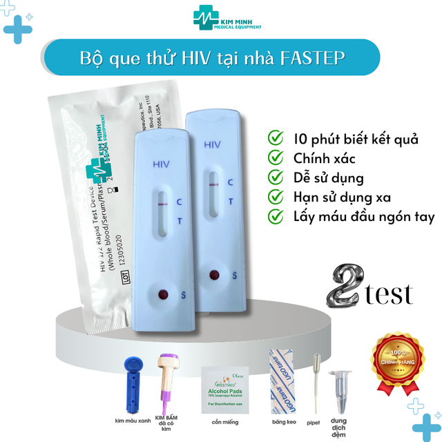 Combo 2 que thử H tại nh&agrave;