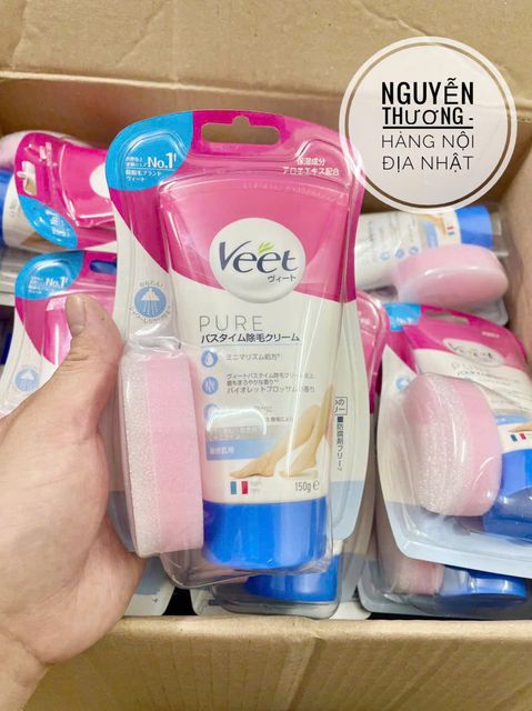 Kem tẩy l&ocirc;ng Veet cho da nhạy cảm nội địa Nhật