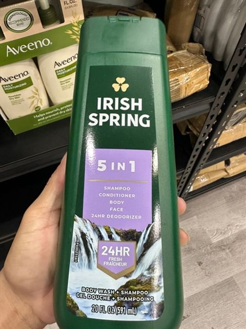 Cận Cảnh Sữa Tắm Gội Xả Irish Spring