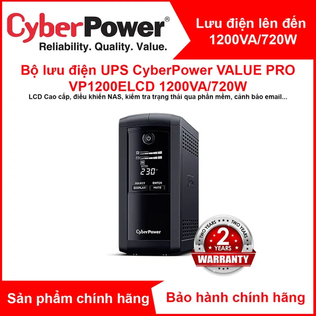 CyberPower VALUE Pro VP1200ELCD