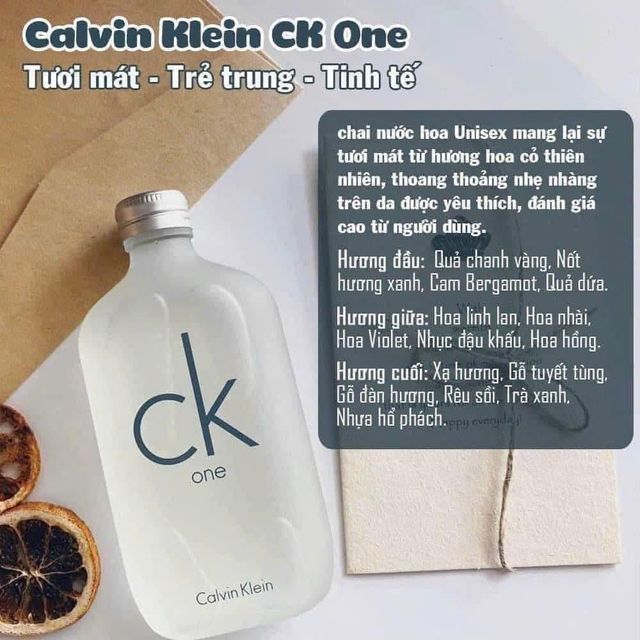 Thiết kế Calvin Klein Ck One
