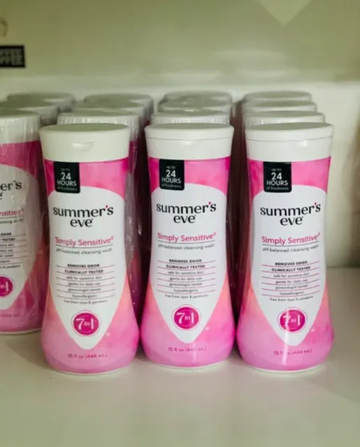 Summer'S Eve Simply Sensitive Cleansing Label