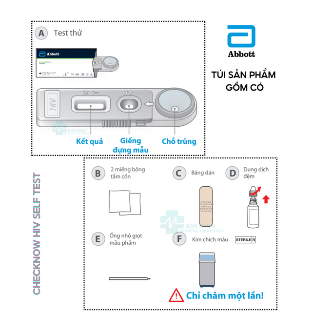 Bộ test HIV Checknow