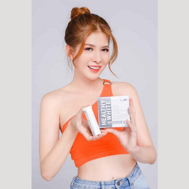 Viên sủi hỗ trợ trắng da Healthy White Efferglow Hàn Quốc hộp 30 viên 2