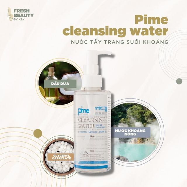 Nước tẩy trang suối kho&aacute;ng Pime Cleansing Water 2
