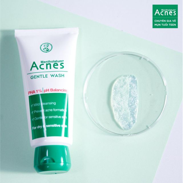 Gel Rửa Mặt Acnes Gentle Wash Ngăn Ngừa Mụn 100g