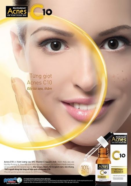 Tinh Chất Acnes Vitamin C L&agrave;m Mờ Sẹo & Vết Th&acirc;m 15ml For Scar & Black Spot Treatment C10 đ&atilde; c&oacute; mặt tại Chiaki.vn