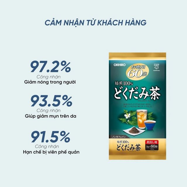Tr&agrave; Diếp C&aacute; Orihiro Dokudami Tea hiện đ&atilde; c&oacute; mặt tại Chiaki.vn.