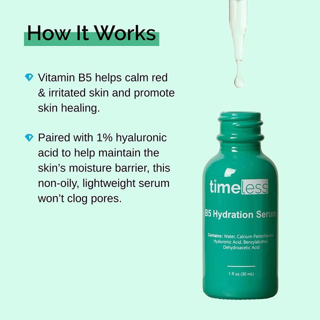 Tinh Chất L&agrave;m Dịu & Phục Hồi Da Timeless Vitamin B5 Serum 30ml