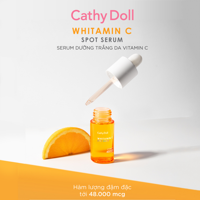 Tinh Chất Cathy Doll Vitamin C Dưỡng S&aacute;ng, Mờ Th&acirc;m 30ml