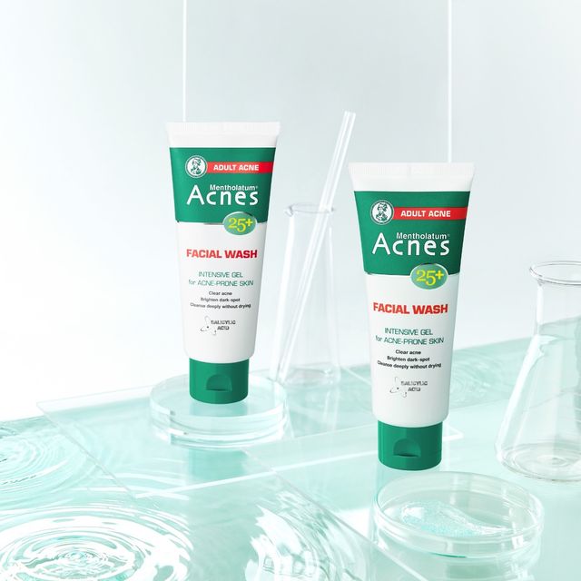 Gel Rửa Mặt Ngăn Ngừa Mụn Acnes 100g Acnes 25+ Facial Wash d&agrave;nh cho da mụn 