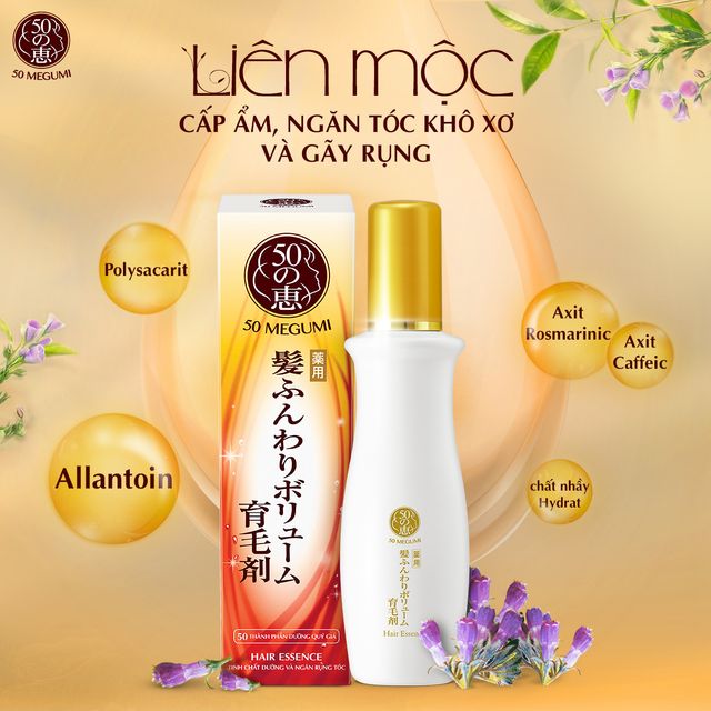 Th&agrave;nh phần 50 Megumi Dưỡng V&agrave; Ngăn Rụng T&oacute;c 