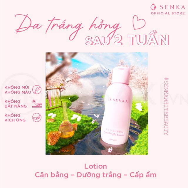 Nước Dưỡng Gi&uacute;p L&agrave;m Mềm V&agrave; S&aacute;ng Da SENKA