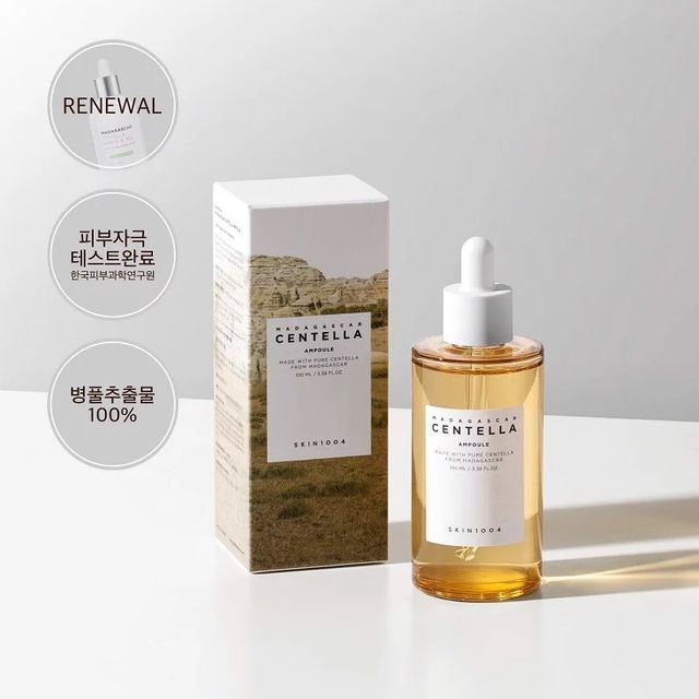 Tinh Chất Rau M&aacute; Hỗ Trợ Giảm Mụn, Phục Hồi Da Skin1004 Madagascar Centella Ampoule