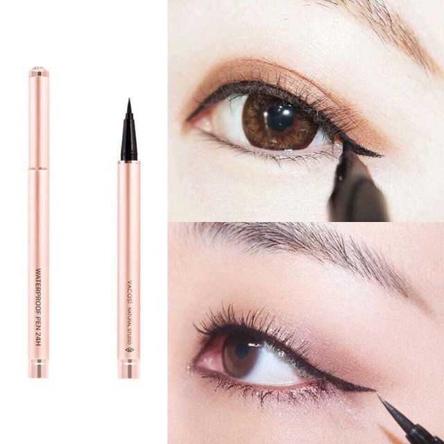 B&uacute;t Kẻ Mắt Nước Vacosi 24h Waterproof Pen gi&uacute;p tạo n&ecirc;n đường kẻ mắt sắc sảo, chuẩn đẹp như Makeup Artist.