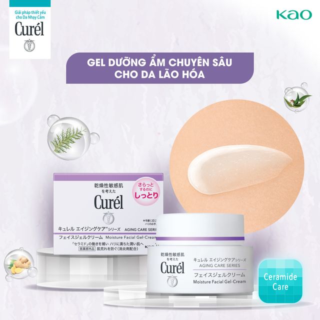 Gel Dưỡng Ẩm Cur&eacute;l Chuy&ecirc;n S&acirc;u Cho Da L&atilde;o H&oacute;a 40g
