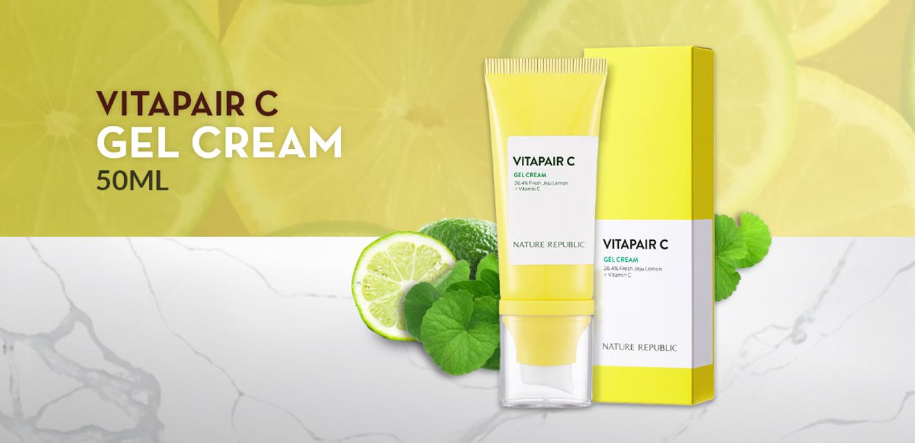 Kem Dưỡng S&aacute;ng Da Nature Republic Vitapair C Gel Cream