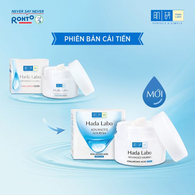 Kem Dưỡng Ẩm Tối Ưu Hada Labo Advanced Nourish Hyaluronic Acid Cream phi&ecirc;n bản cải tiến mới 2021
