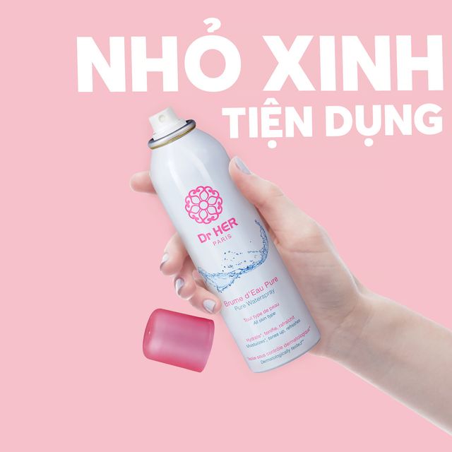 Xịt Kho&aacute;ng Dr Her Paris Pure Water Spray 