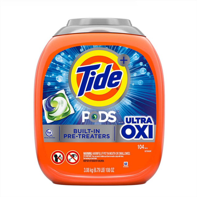 Vi&ecirc;n Giặt Tide Pods Ultra Oxi 104 Vi&ecirc;n 3.08Kg &ndash; Mỹ