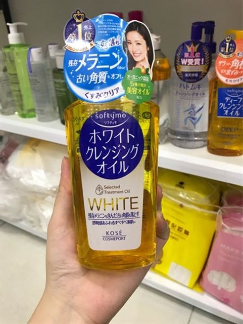 Dầu Tẩy Trang Kos&eacute; Softymo White Cleansing Oil 230ml