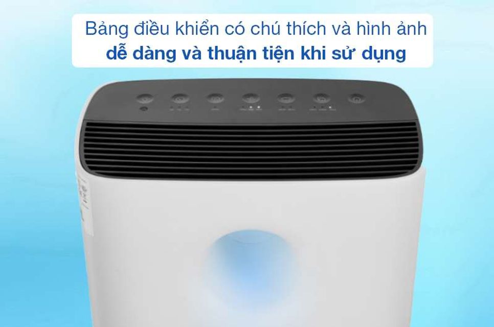 M&aacute;y lọc kh&ocirc;ng kh&iacute; Coway AP-1516D - Bảng điều khiển